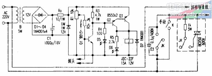 <b class='flag-5'>自动</b><b class='flag-5'>浇水</b><b class='flag-5'>控制器</b><b class='flag-5'>电路</b>原理