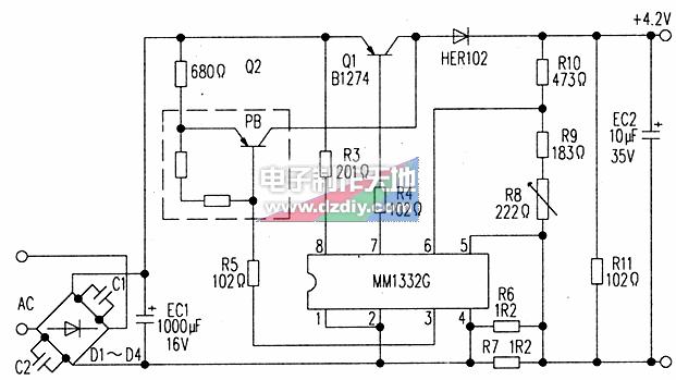 MM1332G多功能锂电池充电板的应用,MM1332G Battery charger