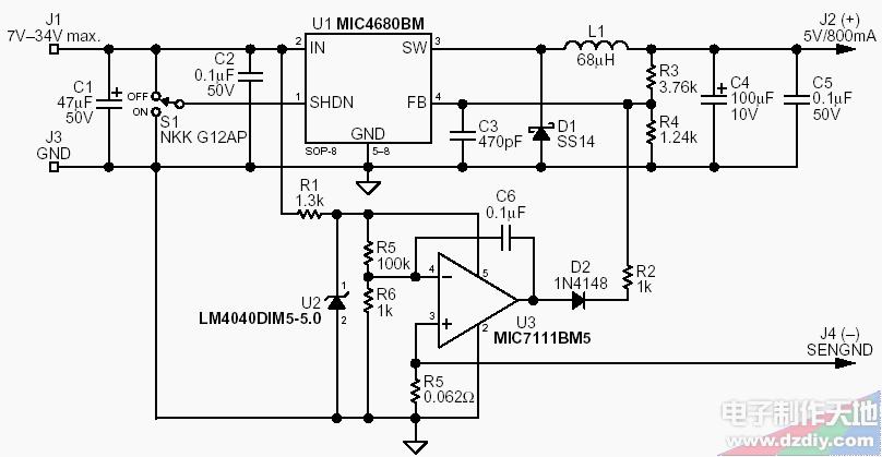 MIC4680<b class='flag-5'>恒</b><b class='flag-5'>流</b><b class='flag-5'>充電器</b>