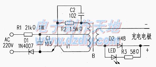 飛科FS-606電動剃須刀充電器電路