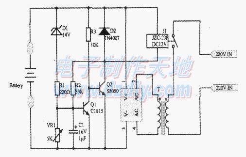 简单易制的<b class='flag-5'>12V</b><b class='flag-5'>蓄电池</b>自动<b class='flag-5'>充电</b><b class='flag-5'>电路</b>