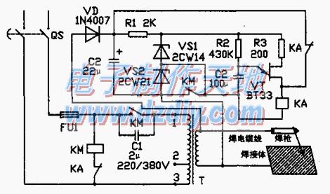 电焊机自动控制电路的原理及制作