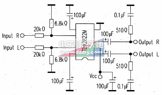 怎樣用TDA2822為DM500接收機機增加音量