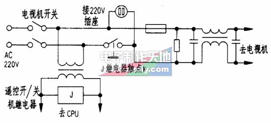 怎樣給衛星接收機加裝遙控關機電路