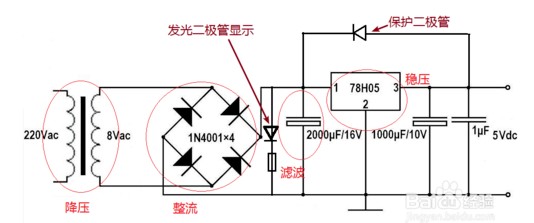 萬用表測量7805穩壓管的好壞