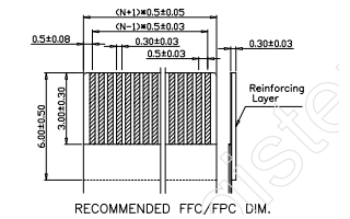 FPC間隔<b class='flag-5'>0.5mm</b>排針原理圖詳細(xì)資料免費(fèi)下載