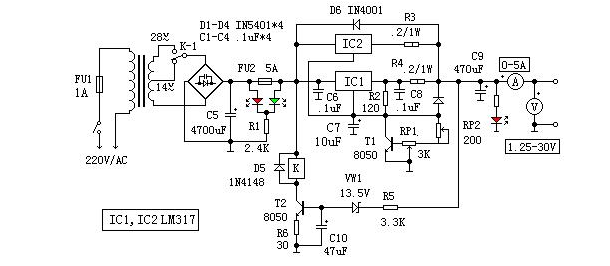 一種<b class='flag-5'>LM317</b><b class='flag-5'>可調(diào)</b>穩(wěn)流<b class='flag-5'>電源</b>的設(shè)計