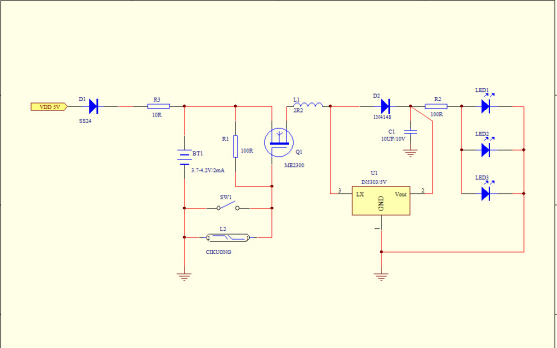 <b class='flag-5'>LED</b>衣柜感應(yīng)<b class='flag-5'>燈</b>的電路原理圖和PCB原理圖的<b class='flag-5'>詳細(xì)資料</b>免費(fèi)下載