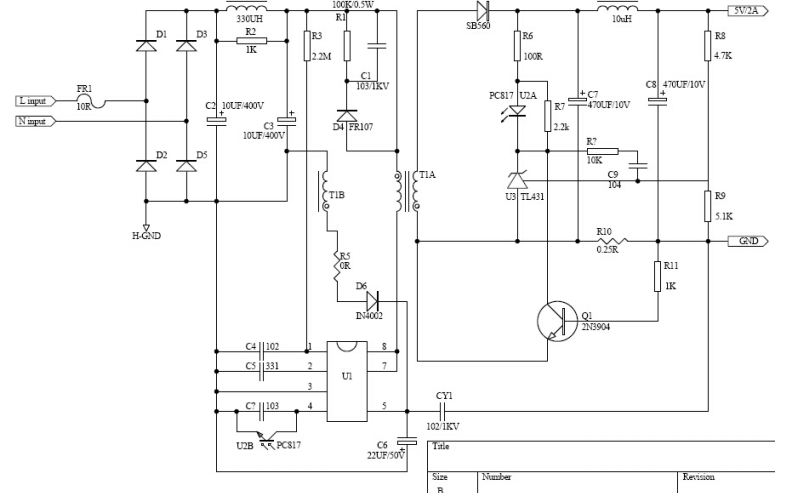 5V2A<b class='flag-5'>帶</b><b class='flag-5'>恒</b><b class='flag-5'>流電源</b>的詳細電路原理圖資料免費下載