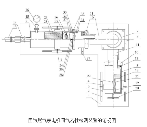 燃氣表電機閥氣密性檢測裝置的原理及設(shè)計