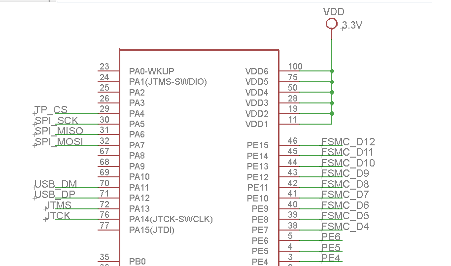 请问自己做的STM32F407VGT6系统板LCD电阻屏只亮不显示该怎么办？ - PCB设计 - 中国电子技术论坛 - 广受欢迎的专业电子论坛!