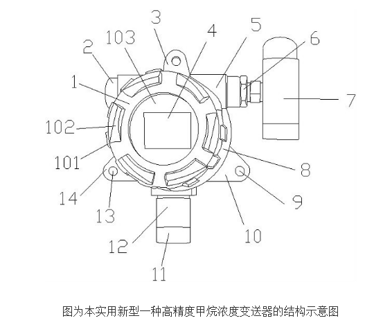 高精度甲烷浓度变送器的原理及设计