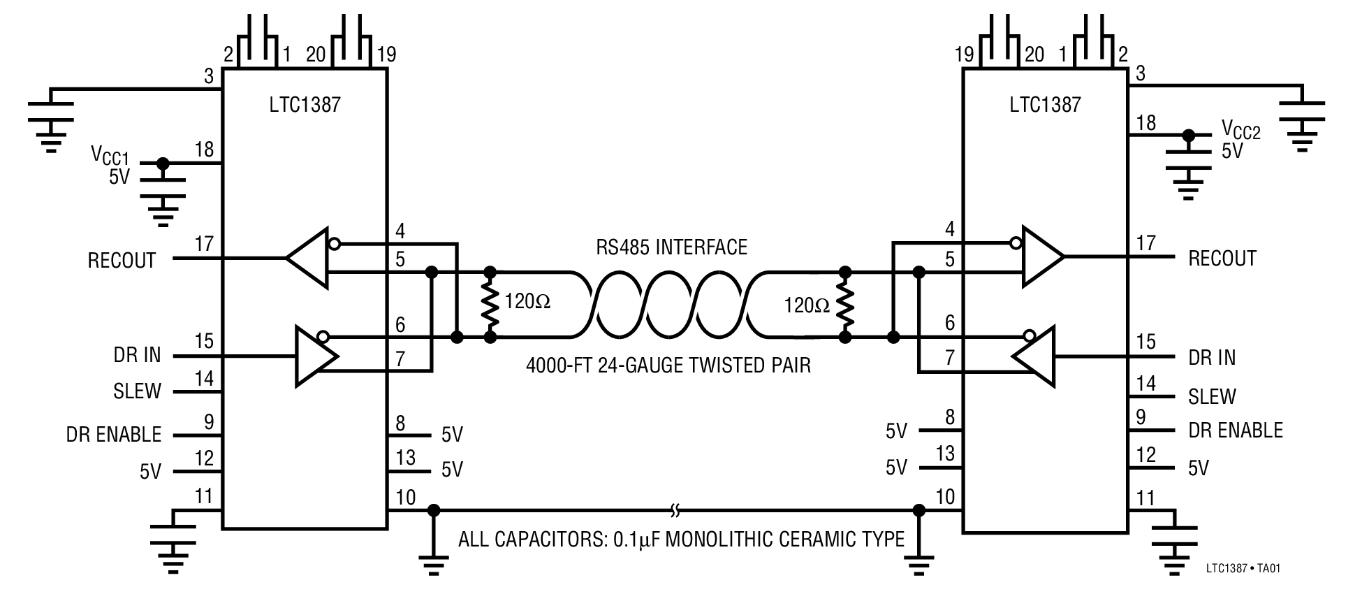 <b class='flag-5'>LTC1387</b> <b class='flag-5'>單</b> <b class='flag-5'>5V</b> <b class='flag-5'>RS232</b>/<b class='flag-5'>RS485</b> <b class='flag-5'>多</b><b class='flag-5'>協議</b><b class='flag-5'>收發器</b>