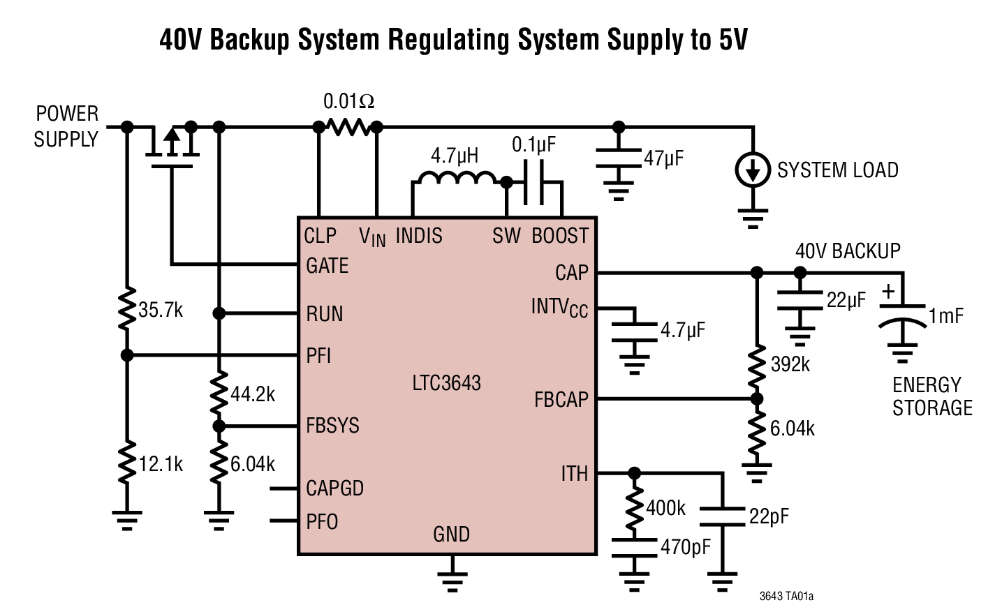 <b class='flag-5'>LTC3643</b> 2A 雙向后備<b class='flag-5'>電源</b>