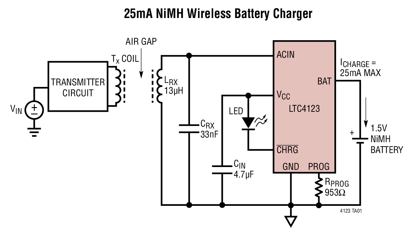 ltc4123 用於助聽器的低功率無線充電器