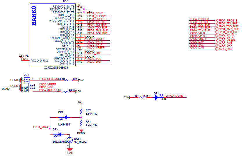 <b class='flag-5'>ZYNQ7020</b><b class='flag-5'>开发</b>板的电路原理图免费下载