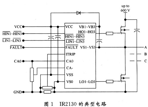 基于IR2130驱动芯片的无刷直流电动机功率驱动电路设计