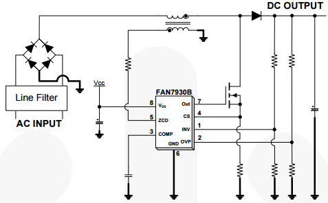 Схема блока питания fan7530