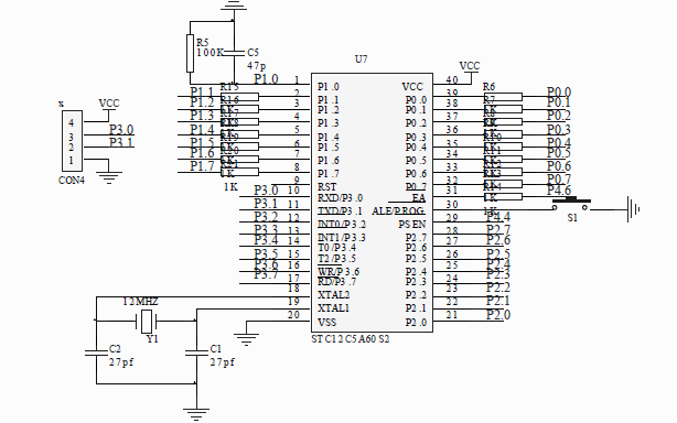 <b class='flag-5'>STC12C5A60S2</b><b class='flag-5'>單片機(jī)</b>控制流水燈的電路圖免費(fèi)下載