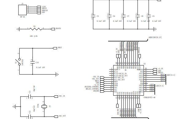 STM32单片机<b class='flag-5'>原理图</b>资料<b class='flag-5'>合集</b><b class='flag-5'>免费</b><b class='flag-5'>下载</b>