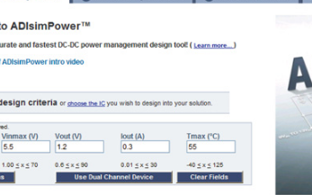 DC-DC转换器可由ADIsimPower提供强大，可定制的设计
