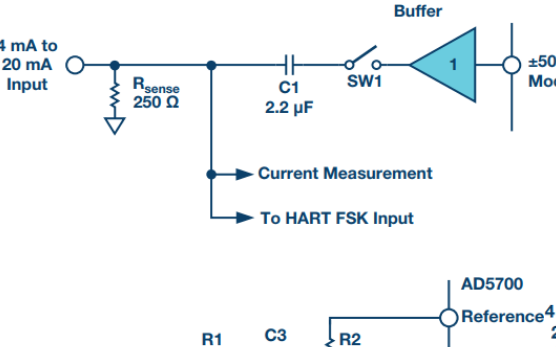 对支持HART的4mA至20mA输入进行优化的电路已经研制出来了