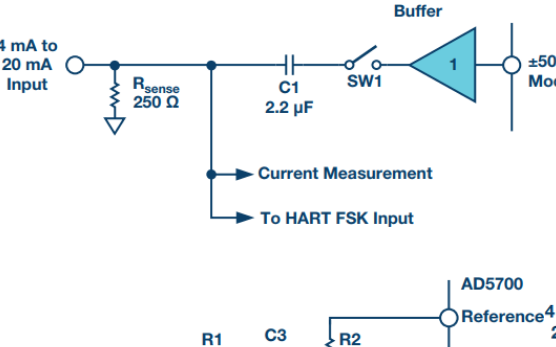 對支持HART的4mA至20mA輸入進行優化的電路已經研制出來了