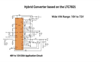 LTC7821混合式<b>降压</b><b>型</b>同步<b>控制器</b>的特点及应用
