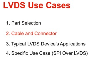LVDS接口的典型用例分析