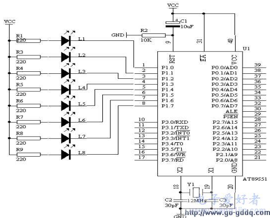 AT89S51單片機廣告燈電路的設(shè)計