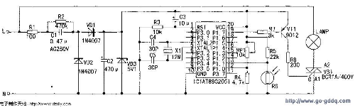 AT89C2051單片機智能控制器電路的設(shè)計