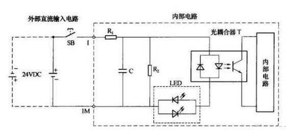 plc输入输出实物接线图