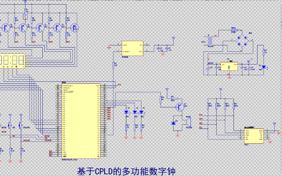 基于CPLD的<b class='flag-5'>多功能</b>数字时钟的<b class='flag-5'>电路</b><b class='flag-5'>原理图</b>免费下载