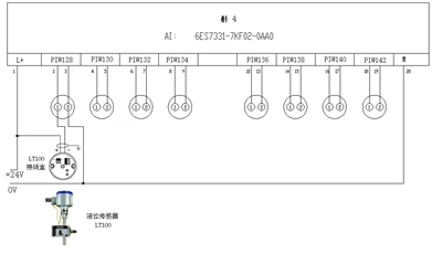 液位傳感器及硬件接線及硬件組態