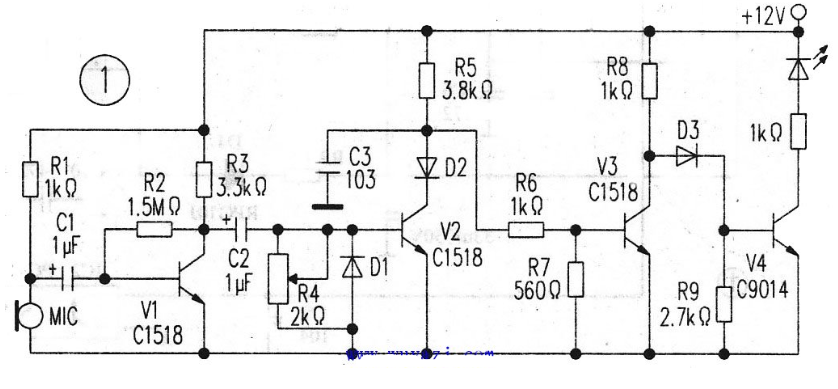 自制簡易電子血壓計電路圖