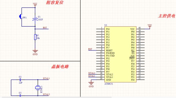 <b class='flag-5'>51</b><b class='flag-5'>單片機(jī)</b>的<b class='flag-5'>最小系統(tǒng)</b>應(yīng)該如何繪制