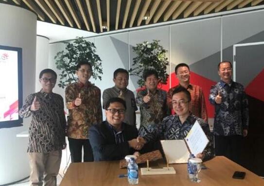 中兴通讯与印尼数字电信运营商Telkom共同签署...