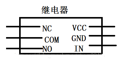 六脚继电器引脚示意图图片