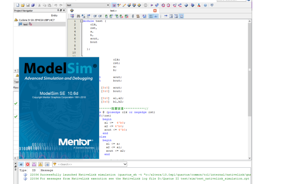 如何在<b>Quartus</b>13.0中<b>调用</b><b>Modelsim</b><b>详细</b>的步骤说明