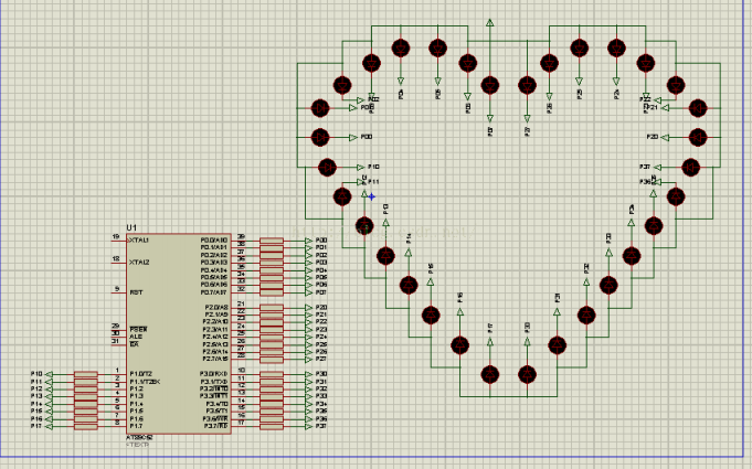 使用51<b class='flag-5'>單片機(jī)</b>設(shè)計愛心燈的<b class='flag-5'>電路圖</b>和<b class='flag-5'>源代碼</b>免費(fèi)下載