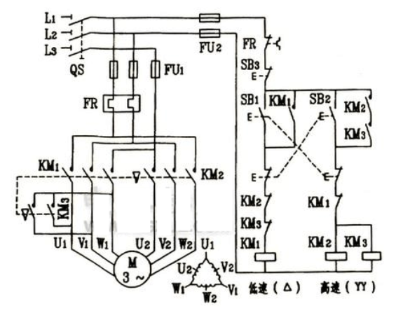 三档调速开关接线图图片