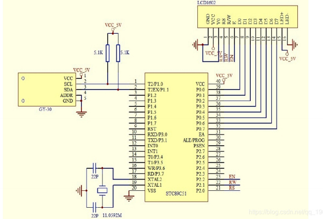 使用LCD1602显示<b class='flag-5'>GY30</b>数字光强度<b class='flag-5'>模块</b>BH1750FVI采集的光照度