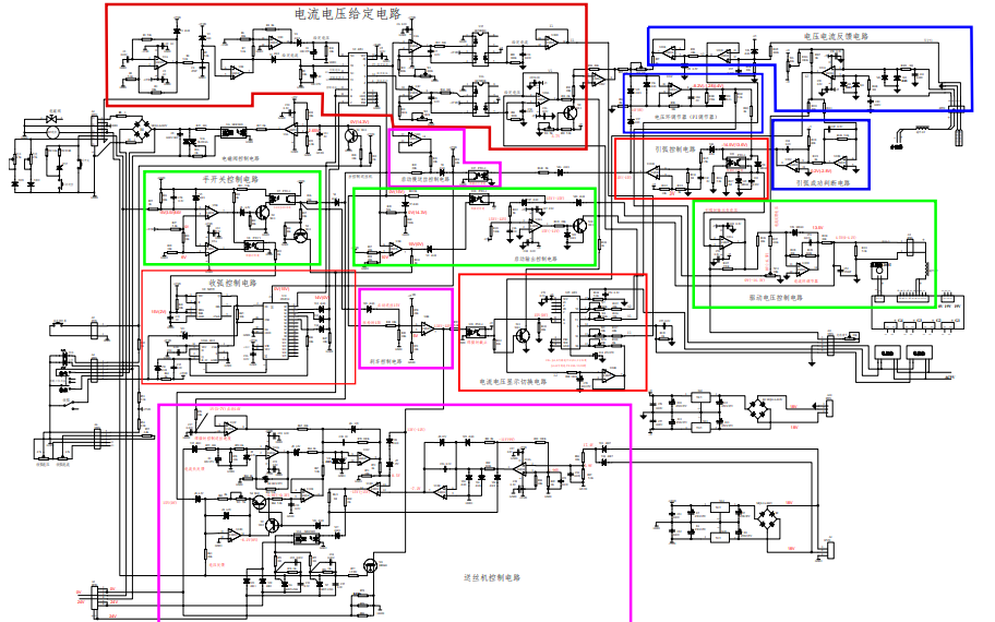 奥太NBC500焊机控制板控制<b class='flag-5'>单元功能</b>分区电路原理图免费下载