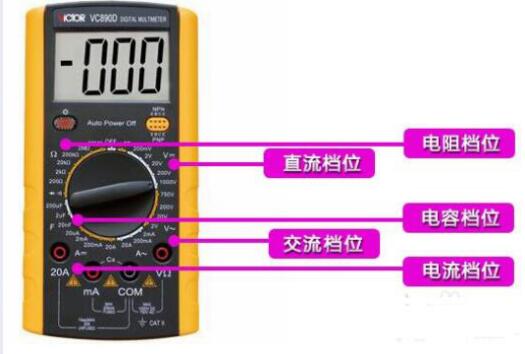 萬用表電壓檔的規范使用