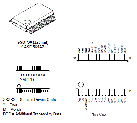 LC717A10PJ 用于静电电容式触摸传感器的电容数字转换器