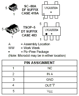 <b class='flag-5'>MC74VHC1GT04</b> 單<b class='flag-5'>路</b>逆變器 TTL電平
