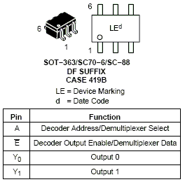 <b class='flag-5'>NL7SZ19</b> <b class='flag-5'>1</b>：<b class='flag-5'>2</b>數(shù)字<b class='flag-5'>多路</b>復(fù)用器/<b class='flag-5'>多路</b>解復(fù)用器