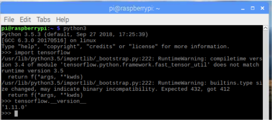 如何在Raspberry上<b>安装</b><b>TensorFlow</b>