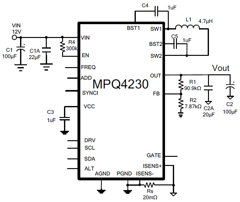 关于全集成降压升压稳压器MPQ4230的性能分析和应用介绍