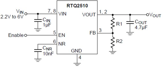 关于线性稳压器RTQ2510-QA的性能分析和应用